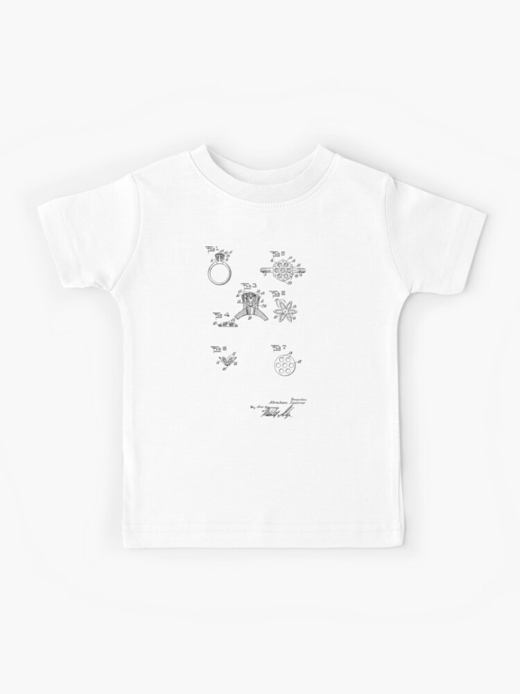 TheYoungDesigns Goal Vintage Patent Hand Drawing T-Shirt