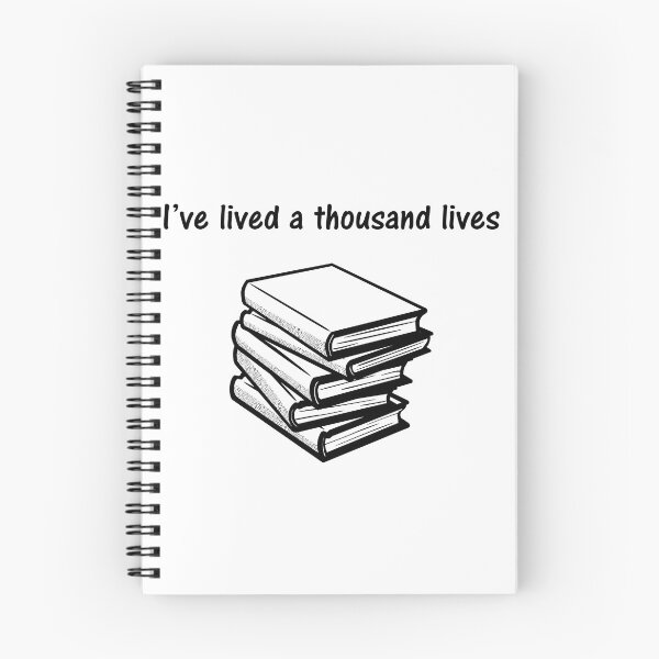 Item preview, I've lived a thousand lives Books designed and sold by livianasgifts.