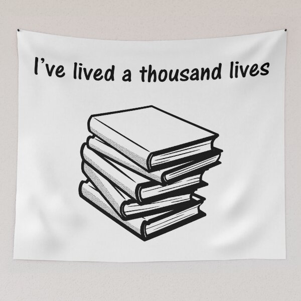 Item preview, I've lived a thousand lives Books designed and sold by livianasgifts.