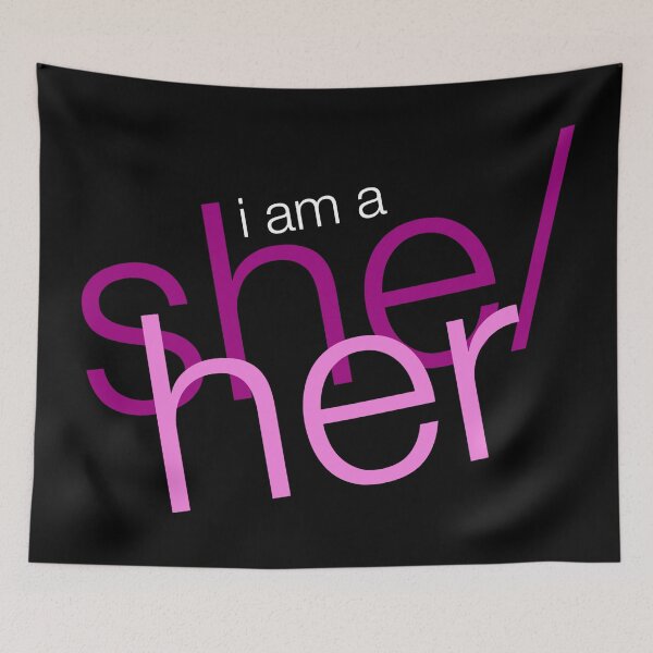 Item preview, She/Her, v2 designed and sold by Skyler Orion X.