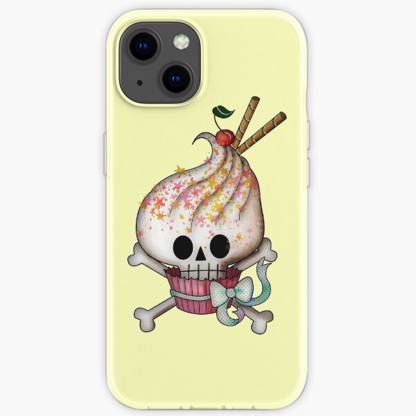 Skull & Bones Cupcake iPhone Soft Case