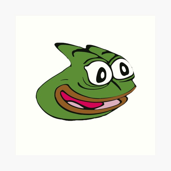 Pepega -Twitch Emote Art Board Print for Sale by renukabrc