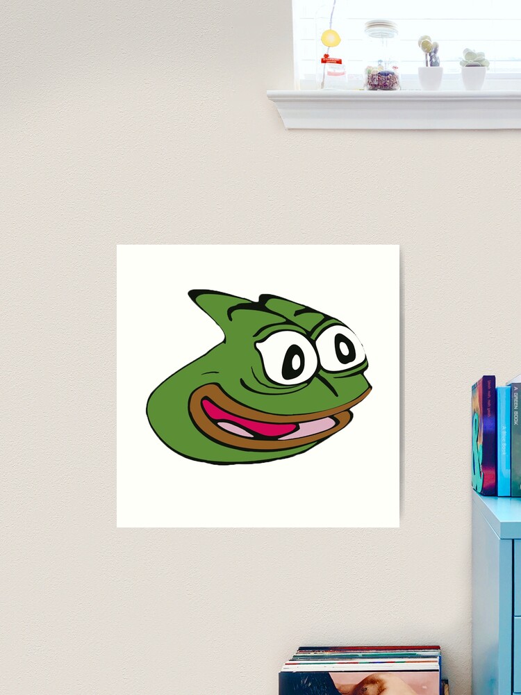 Pepega -Twitch Emote Sticker for Sale by renukabrc