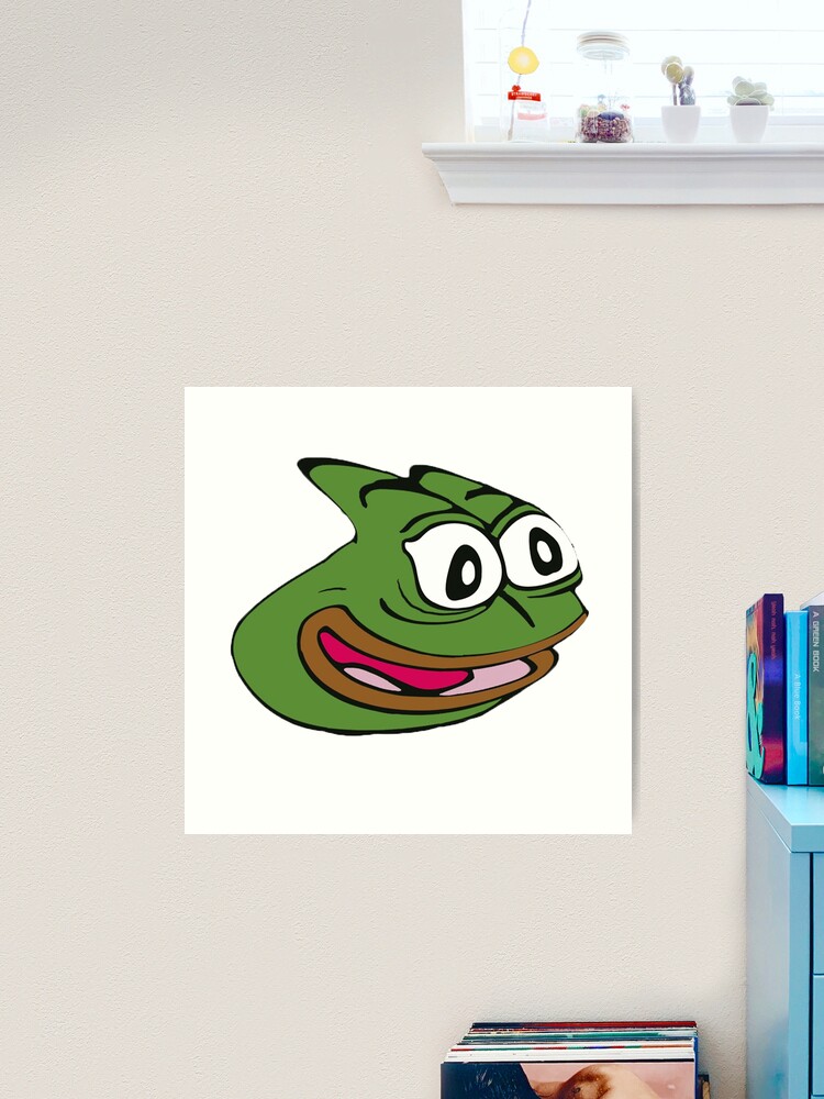 Pepega -Twitch Emote Art Print for Sale by renukabrc