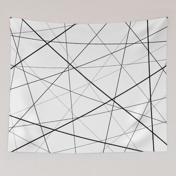 Item preview, Black and white geometric pattern designed and sold by Danler.