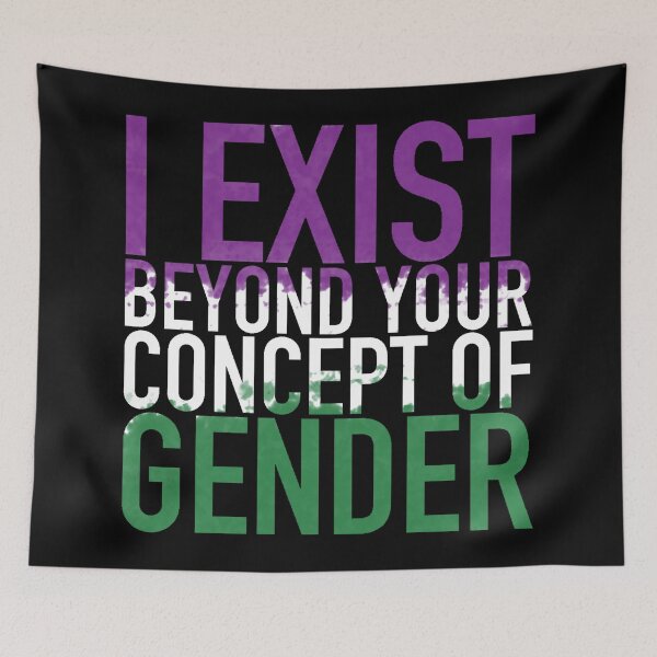 Item preview, I Exist Beyond Your Concept of Gender III designed and sold by Skyler Orion X.