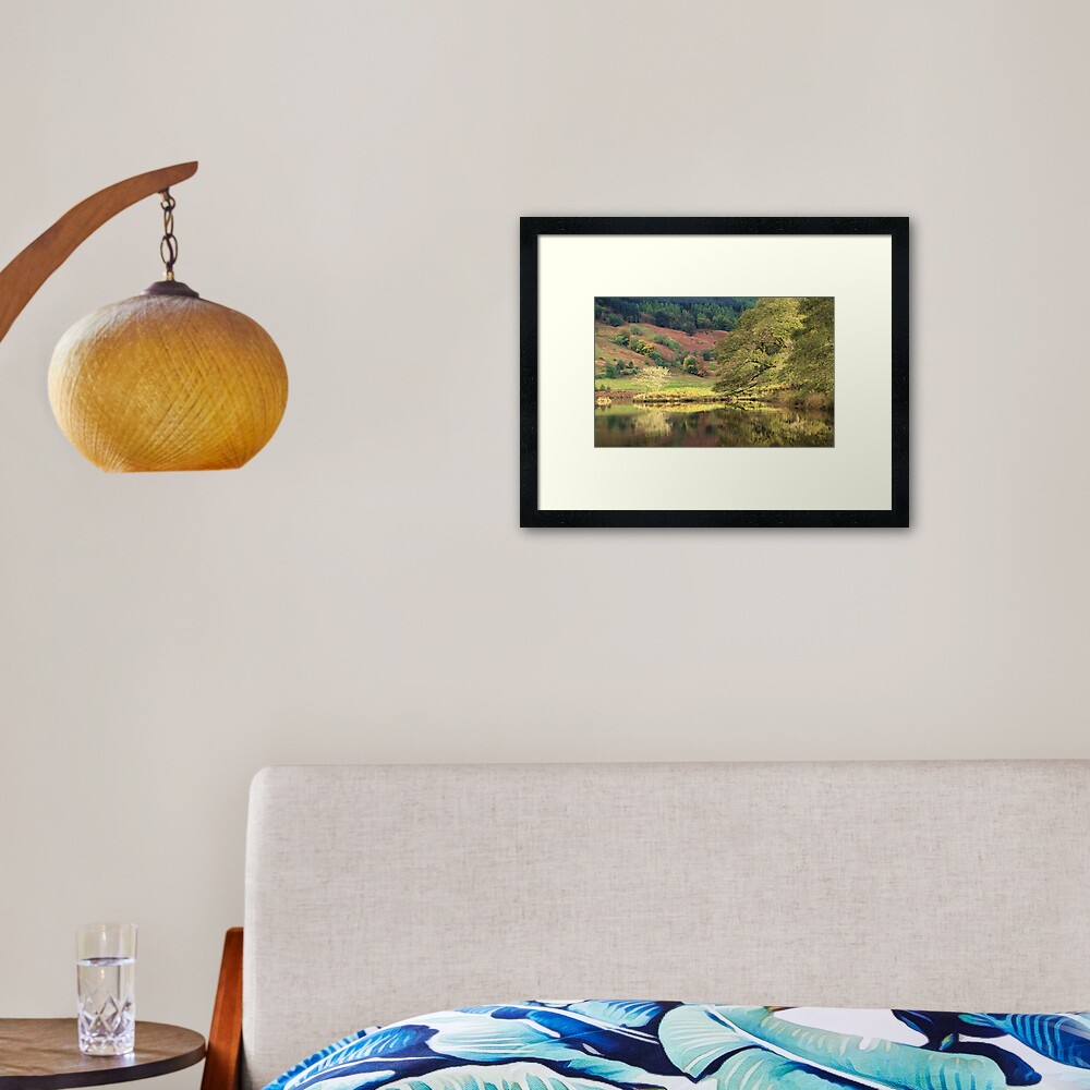 Dubh Loch Crannog Framed Art Print
