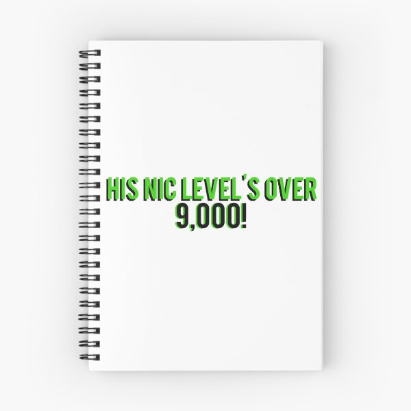 Item preview, His Nic Level's Over 9,000! designed and sold by kaseybarrow.