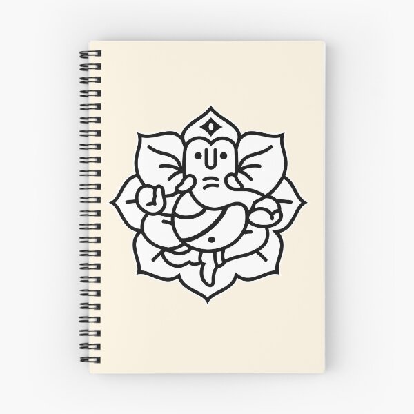 Item preview, Ganesh Ganesa Ganapati Elephant 2 (black white) designed and sold by Mystic-Land.