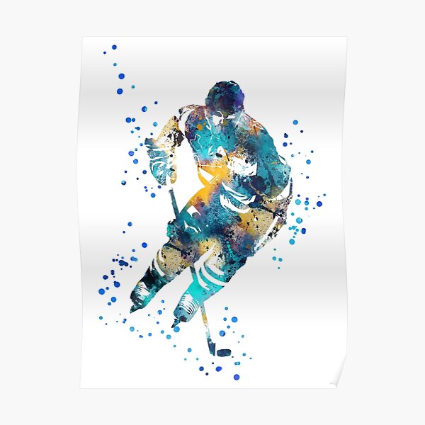 Hockey player Poster
