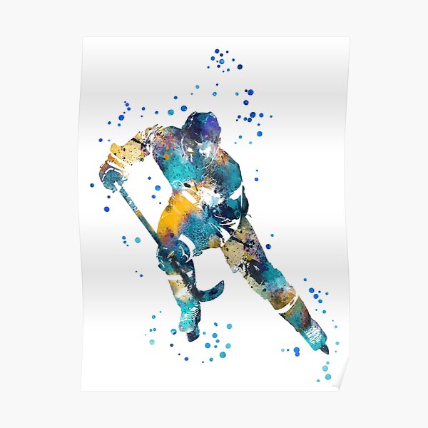 Hockey player Poster