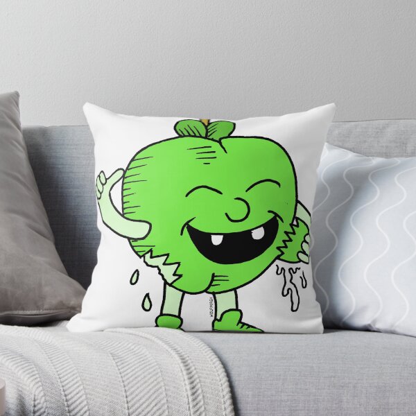 Cannibapple Throw Pillow