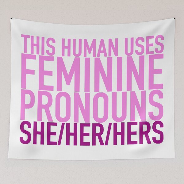 Item preview, She/Her/Hers, v1 designed and sold by Skyler Orion X.