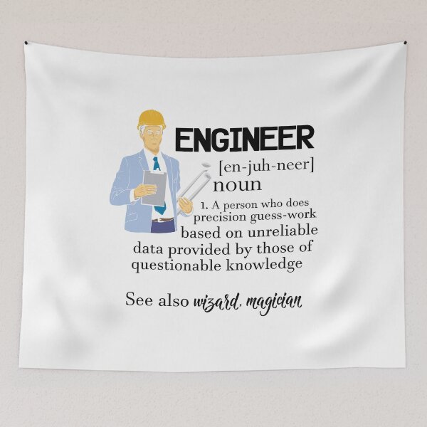Item preview, Enigineer Definition Funny Noun Magician T-Shirt designed and sold by Adriancryp.