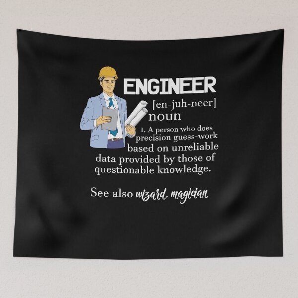 Item preview, Enigineer Definition Funny Noun Magician T-Shirt designed and sold by Adriancryp.