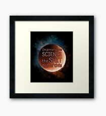 The Martian "I'm gonna have to science the shit out of this" Framed Print