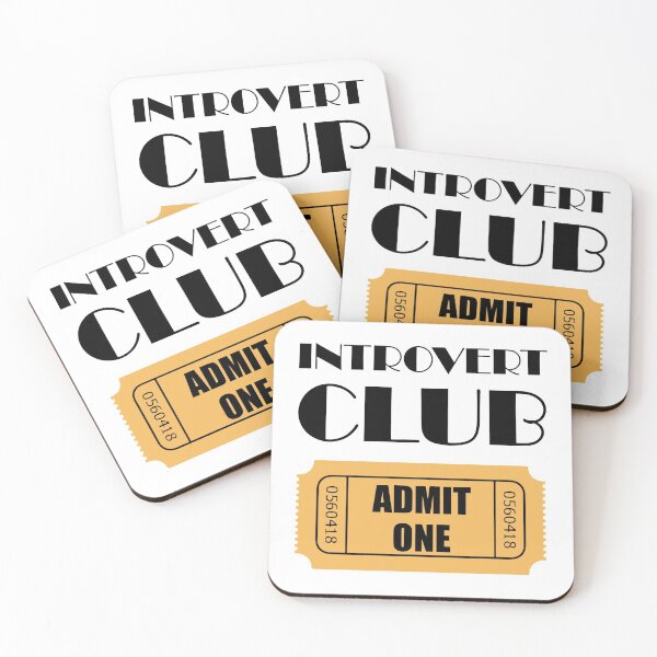 Item preview, Introvert Club Admit One Ticket Funny designed and sold by TheBestStore.