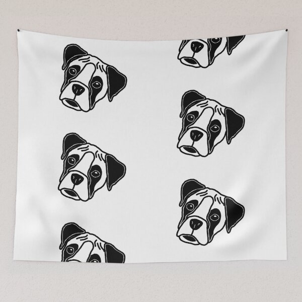 Item preview, Boxer, dog, drawing, head designed and sold by nijess.
