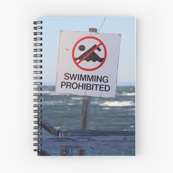 Item preview, Swimming Prohibited designed and sold by Gilda Axelrod.