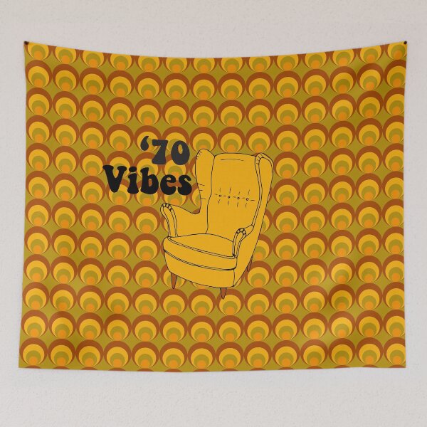 Aperçu de l'œuvre Seventies Vibes Fauteuil Modèle créée et vendue par Printables Passions.