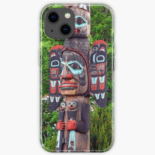 Totum Pole Art Spiritual Tribal Native American Flip Phone Case Cover Premium Quality for iPhone 12 11 X XR XS Max 8 7 Samsung Galaxy