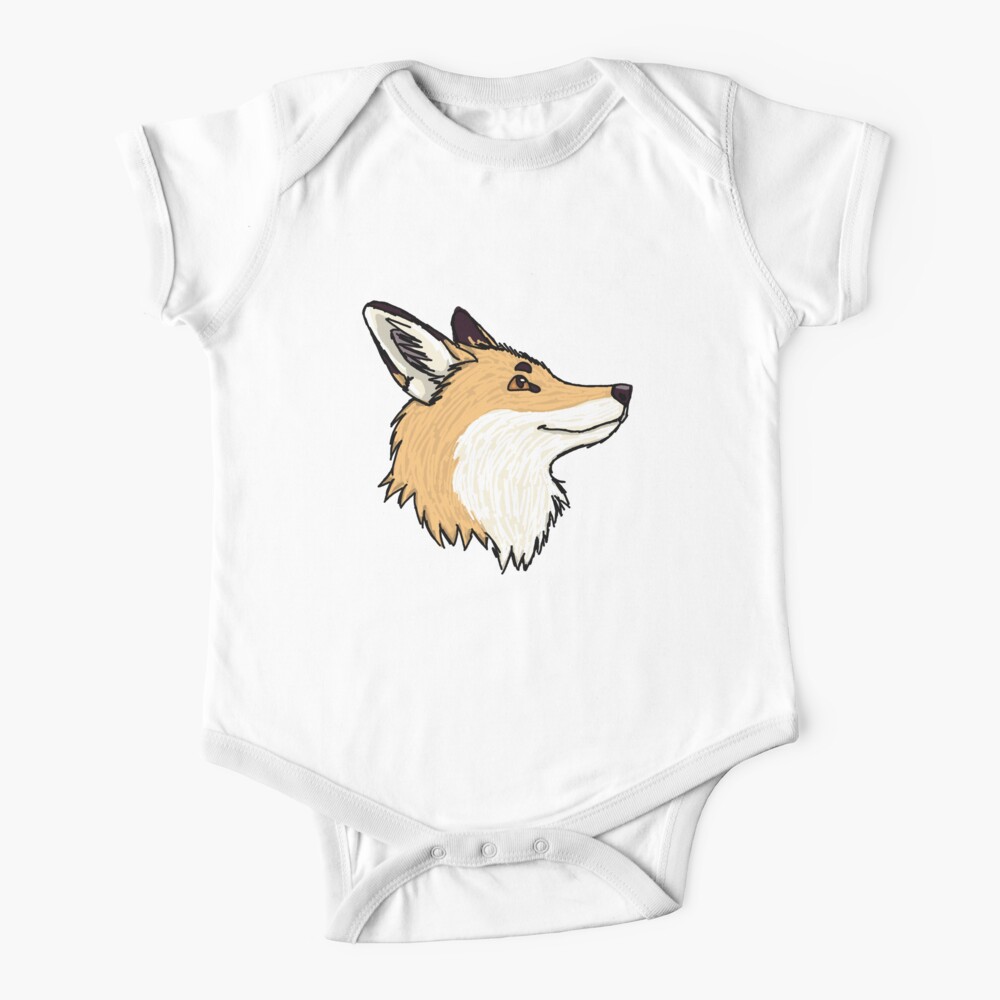 Body Bebe Renard Dessin Animal Tete Par Nijess Redbubble