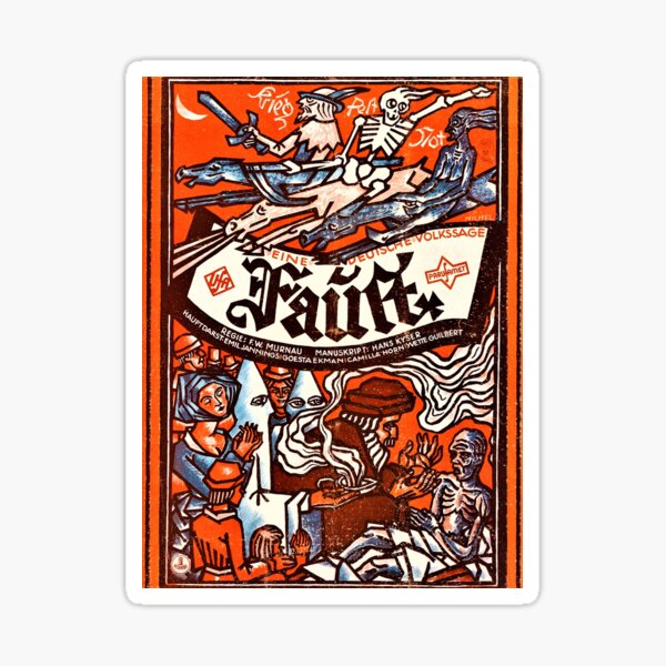 Faust Tattoo Stickers Redbubble