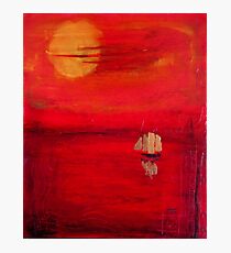 Red tranquility Photographic Print