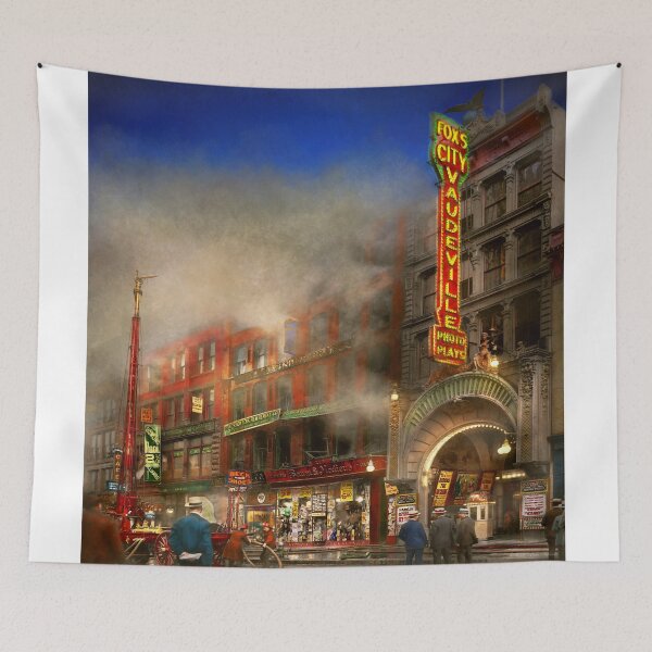 Item preview, Firefighter - Fire sale today only 1916 designed and sold by Mike Savad Photography.