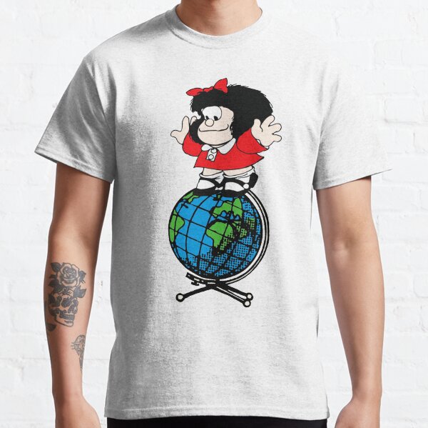 mafalda above the world Camiseta clásica
