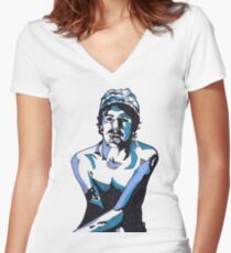 Elliott Smith t-shirt Women's Fitted V-Neck T-Shirt
