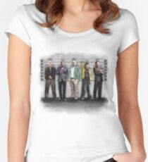 Breaking Bad/ The Usual Suspects (colour) Women's Fitted Scoop T-Shirt