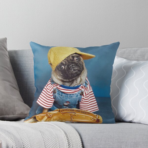 Item preview, The Baseball Pug Dog designed and sold by candiscamera.
