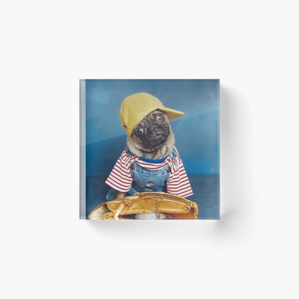 Item preview, The Baseball Pug Dog designed and sold by candiscamera.