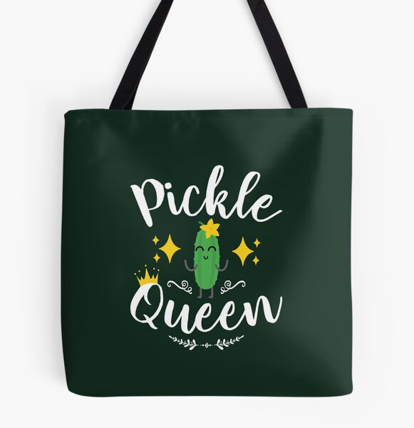 Pickle Bucket Tote Bag, Gray 