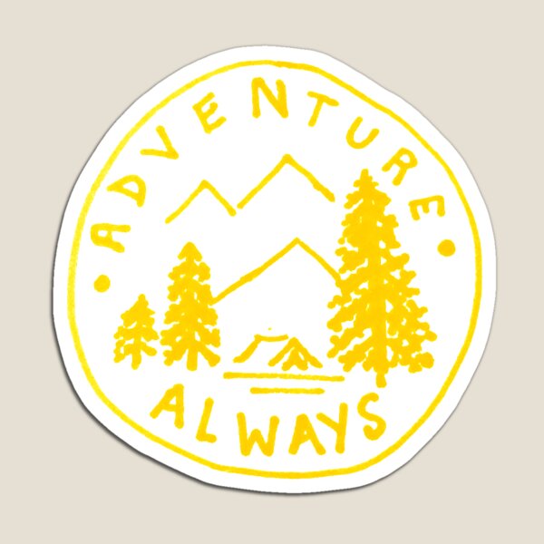 Item preview, Yellow Adventure Always Tent in the Pines designed and sold by Brenander.