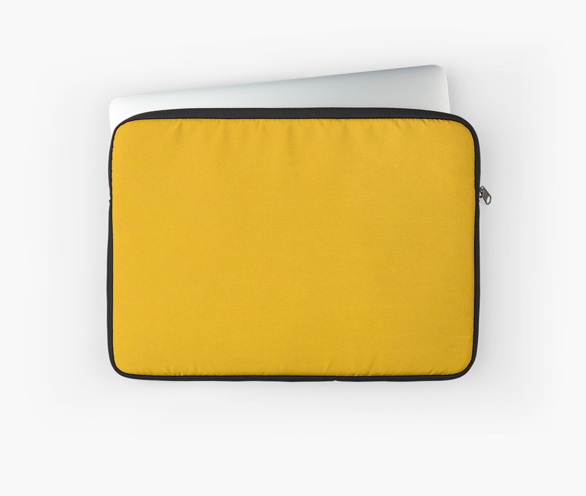 "Yellow" Laptop Sleeve by sbharrison Redbubble