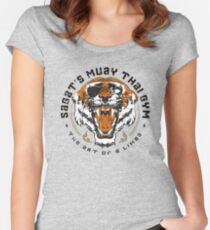 Sagat's Muay Thai Gym Women's Fitted Scoop T-Shirt