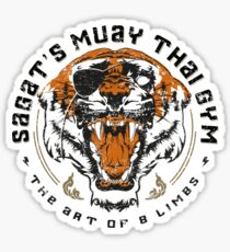 Pegatina Gimnasio Muay Thai de Sagat