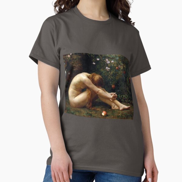 Vista previa del artículo con la obra «Eva superada con el remordimiento - Anna Lea Merritt», diseñado y vendido por forgottenbeauty.