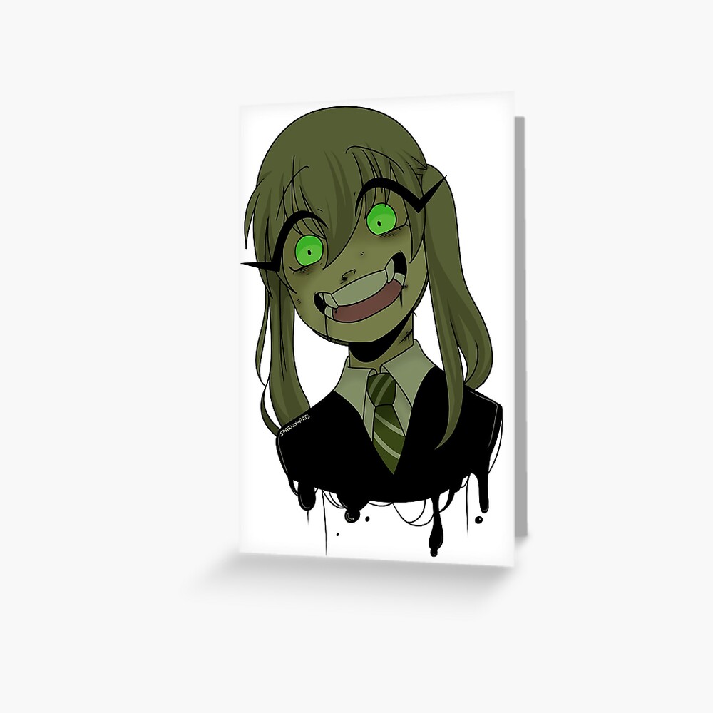 Black Blood Maka Greeting Card By Cronaismylove Redbubble