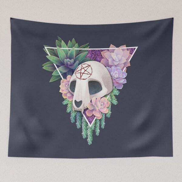Item preview, Succulent Skull designed and sold by ladylowrely.