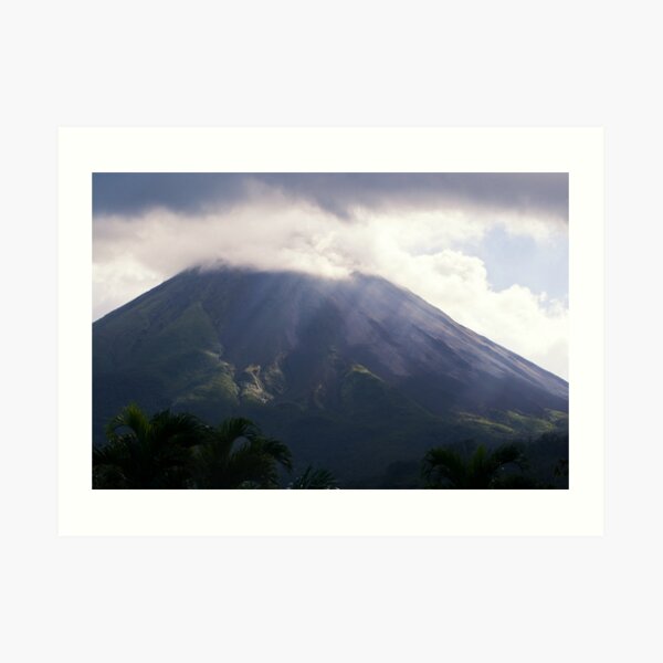 Arenal Volcano In the Mist Art Print