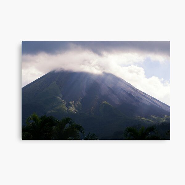 Arenal Volcano In the Mist Canvas Print
