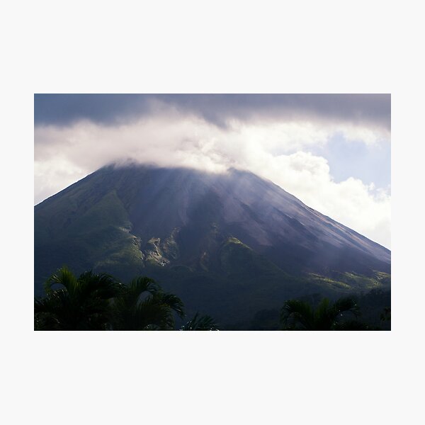 Arenal Volcano In the Mist Photographic Print