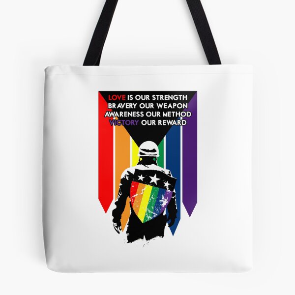Item preview, Rainbow Soldier (Love is Our Strength) designed and sold by Jesse Armine.