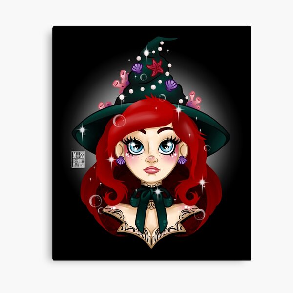 The Mermaid Witch Canvas Print