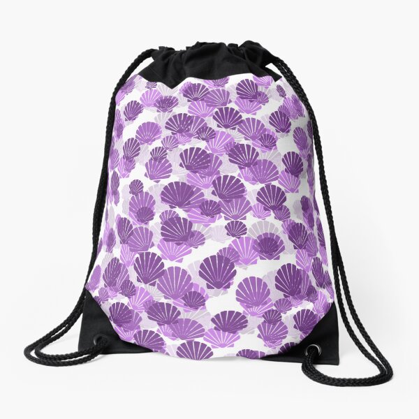 Sea Shells Drawstring Bag