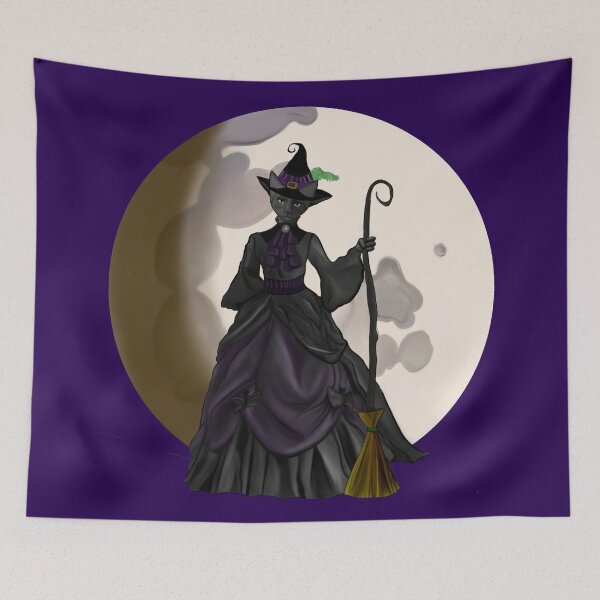 Item preview, Bewitching Cat designed and sold by Esther Blevins.