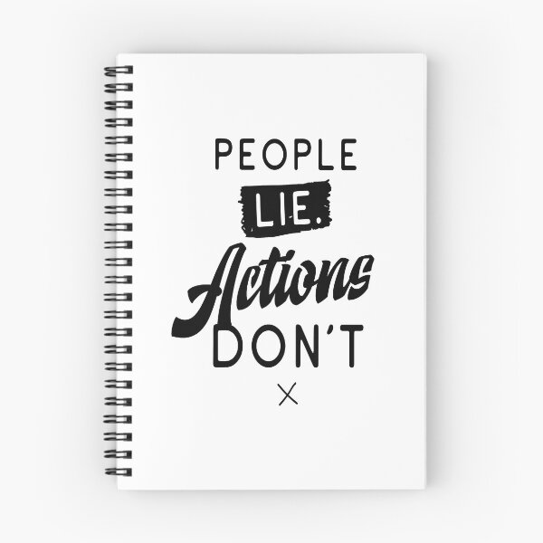 Item preview, People Lie Actions Don't designed and sold by ProjectX23.